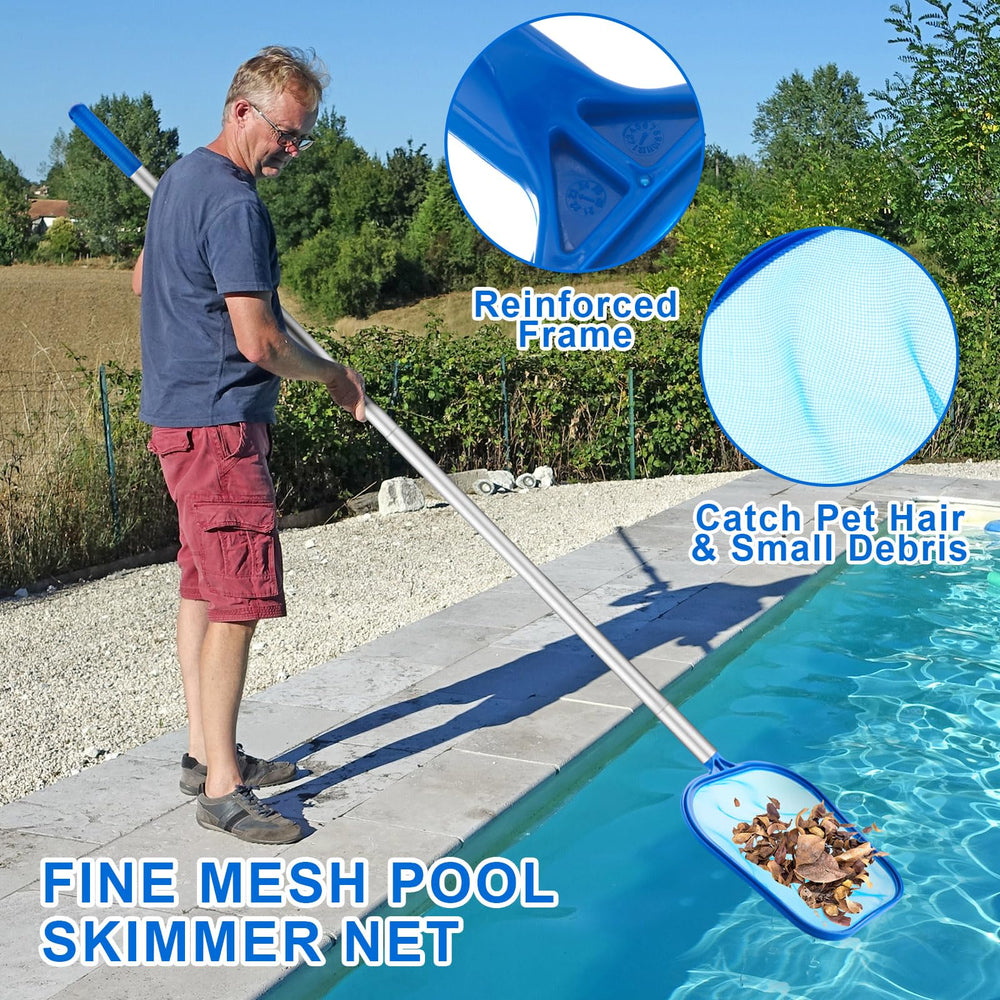 Potchen brush head bristles detail scrubbing algae and scum lines effectively