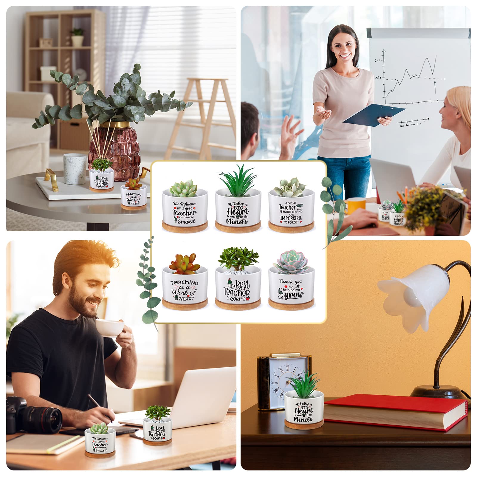 Potchen open gift box with six pots displayed, ready-to-gift convenience