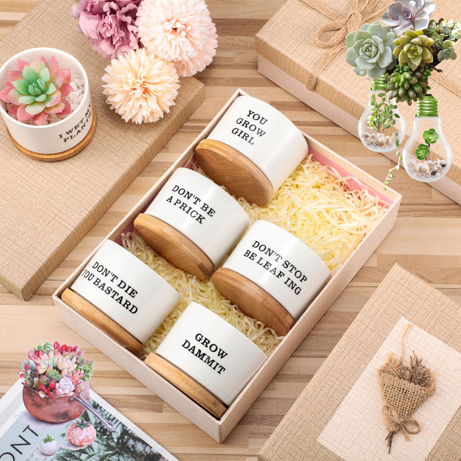 Potchen boxed set opened for instant gift presentation and convenience