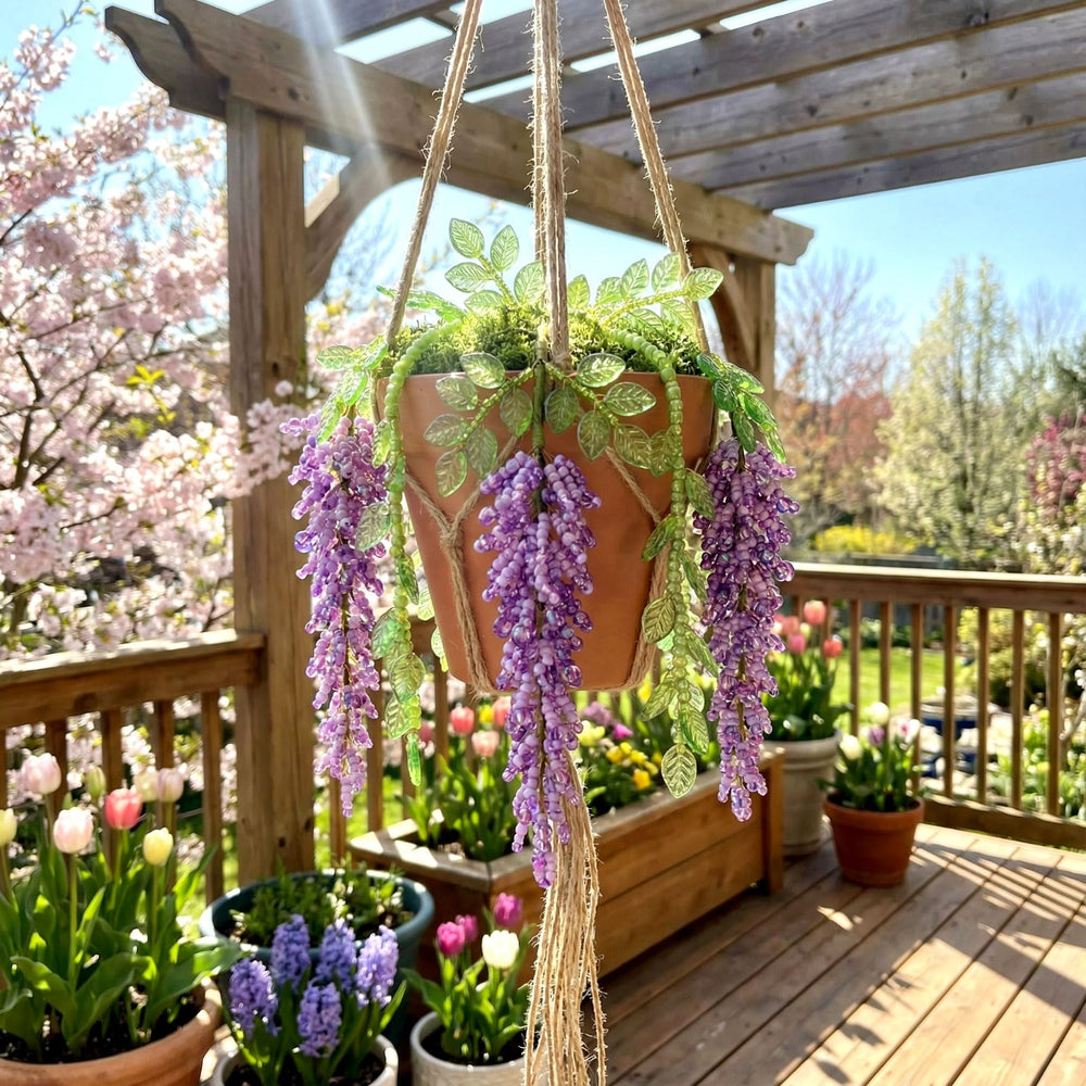 Potchen soft copper wire and hanging rope arranged for easy crafting benefit