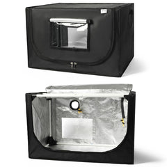 POTLAB reflective interior fabric detail improving light distribution efficiency