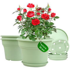 Pottiffe front view of 16-inch planter showing clean design and benefit of versatile styling