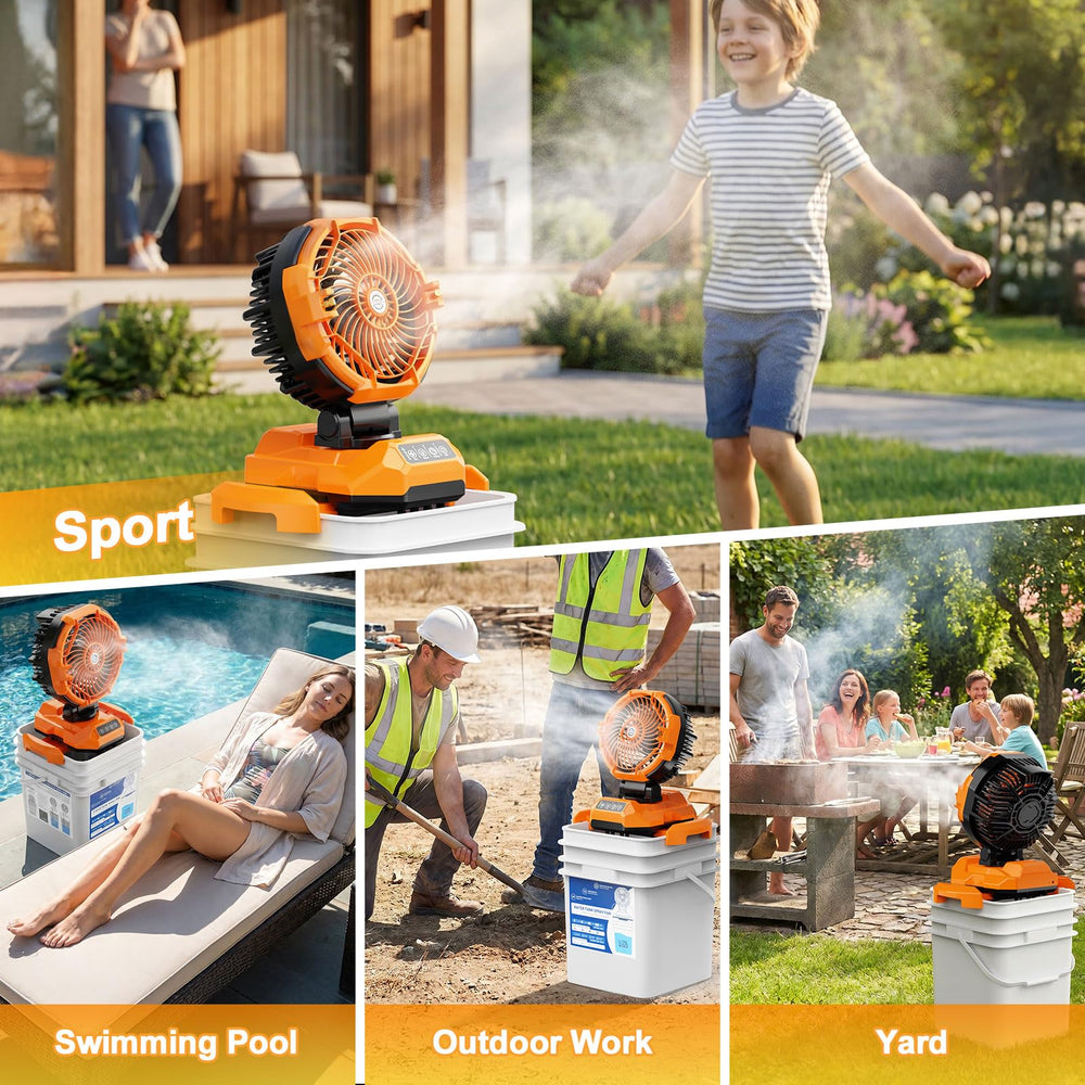 Powdeom on patio during barbecue, outdoor comfort for gatherings