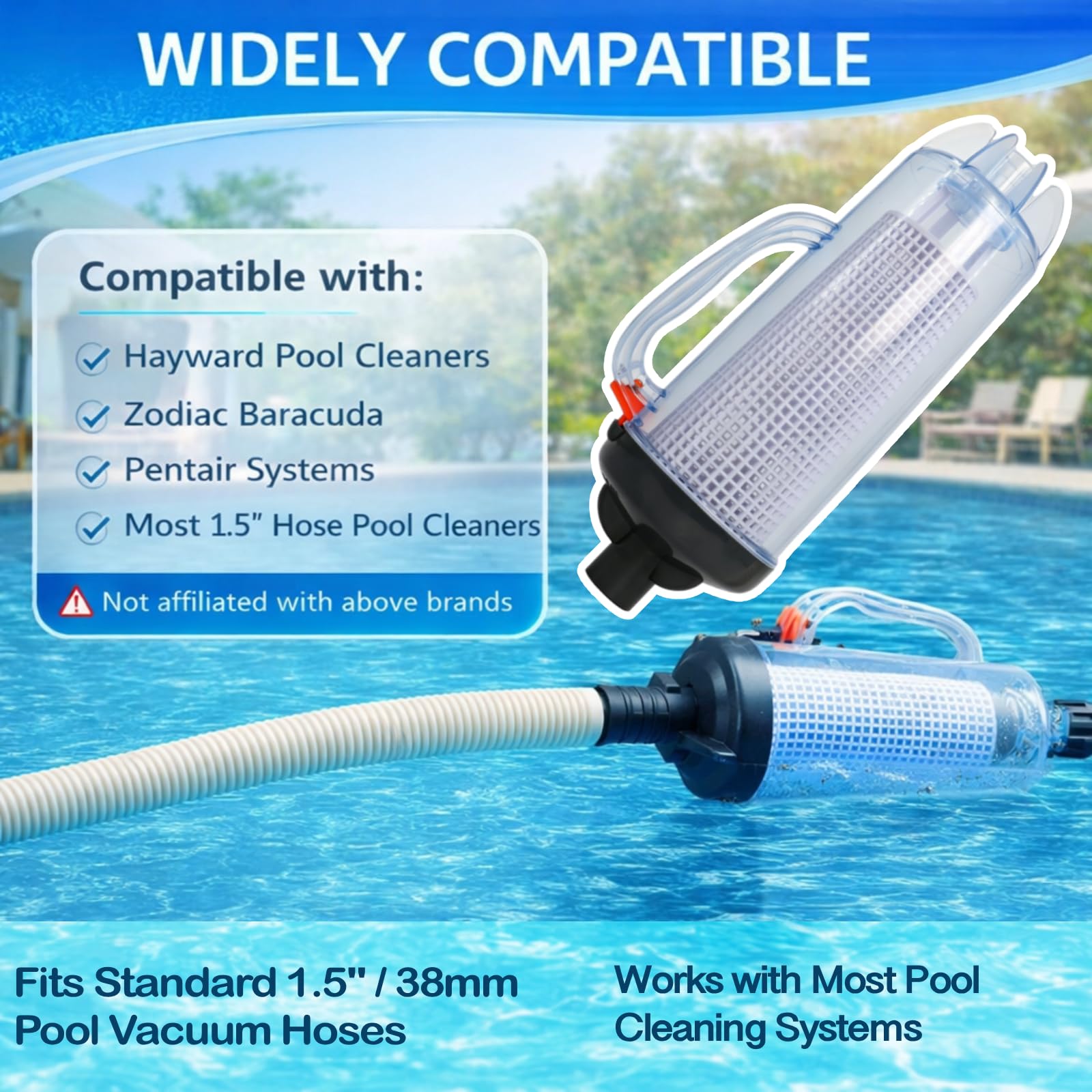 Poweka hose connection and included connector illustrating secure, leak-resistant fit