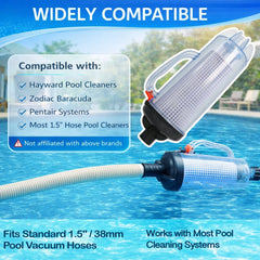 Poweka hose connection and included connector illustrating secure, leak-resistant fit