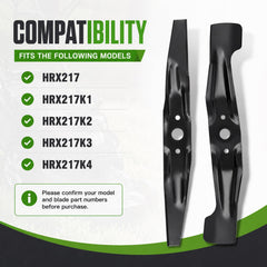 Poweka HRX217 lower blade detail highlighting durable metal construction and stable cutting