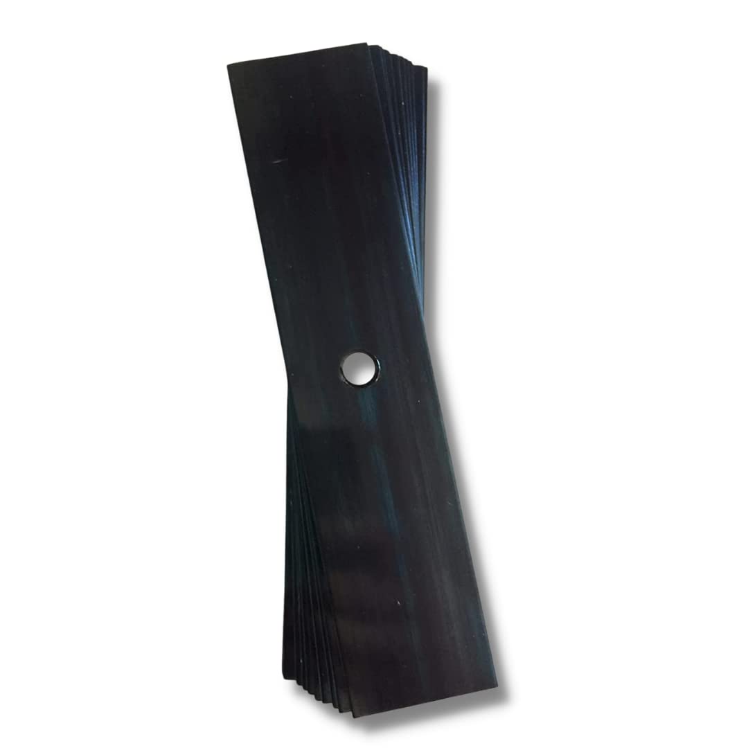 Power Trim close-up of blade edge showing heat-treated surface for long life