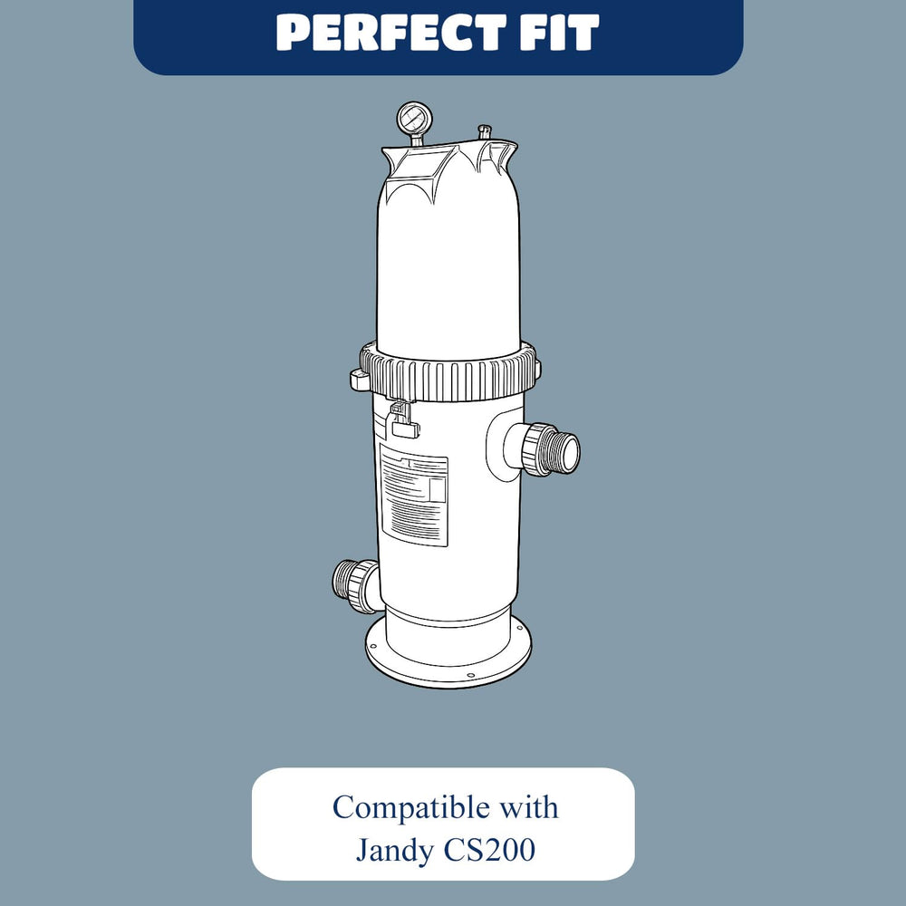 Powerber CS200 installed in filter housing illustrating ready-to-use benefit