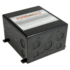 PowerMax PMTS-50 front panel showing terminals and durable enclosure for reliable switching