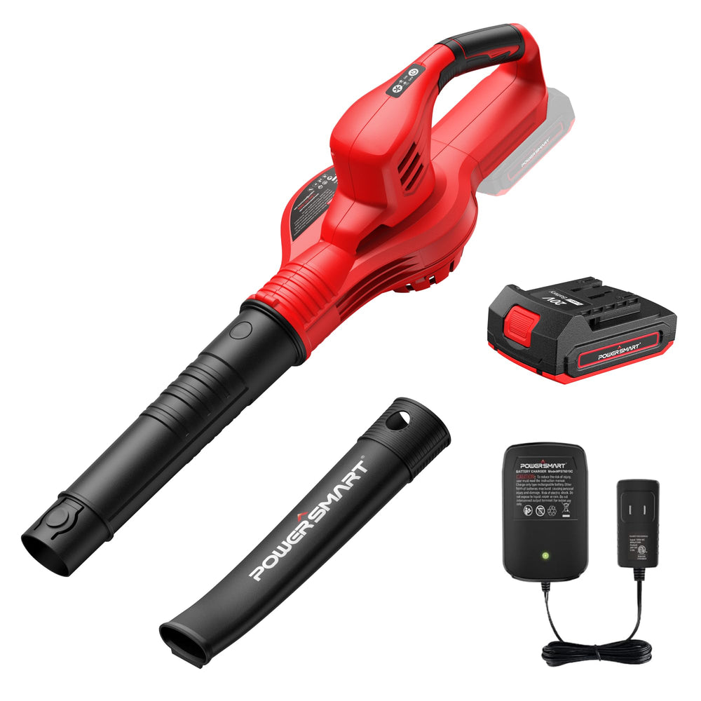 PowerSmart front view showing compact blower and balanced design for easy handling