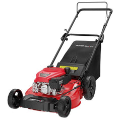 PowerSmart front view full mower showing build and efficient cutting