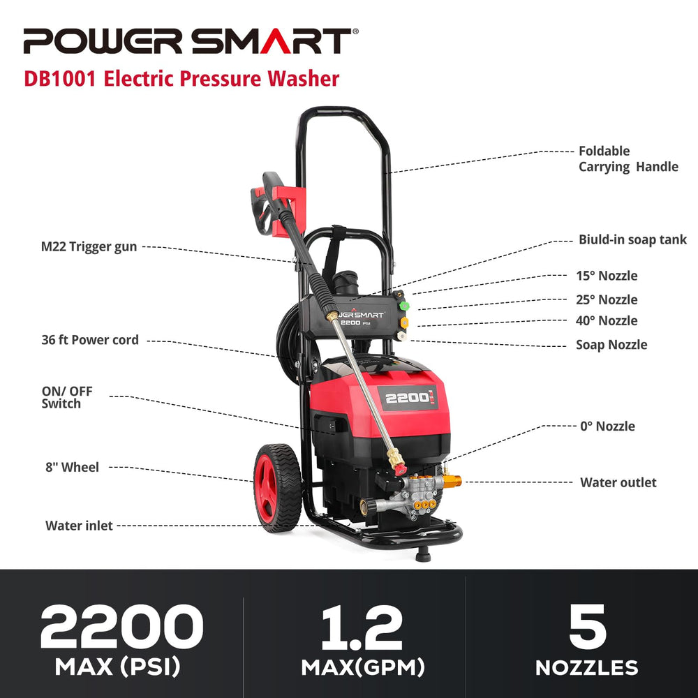 PowerSmart metal spray wand close-up showing durable control