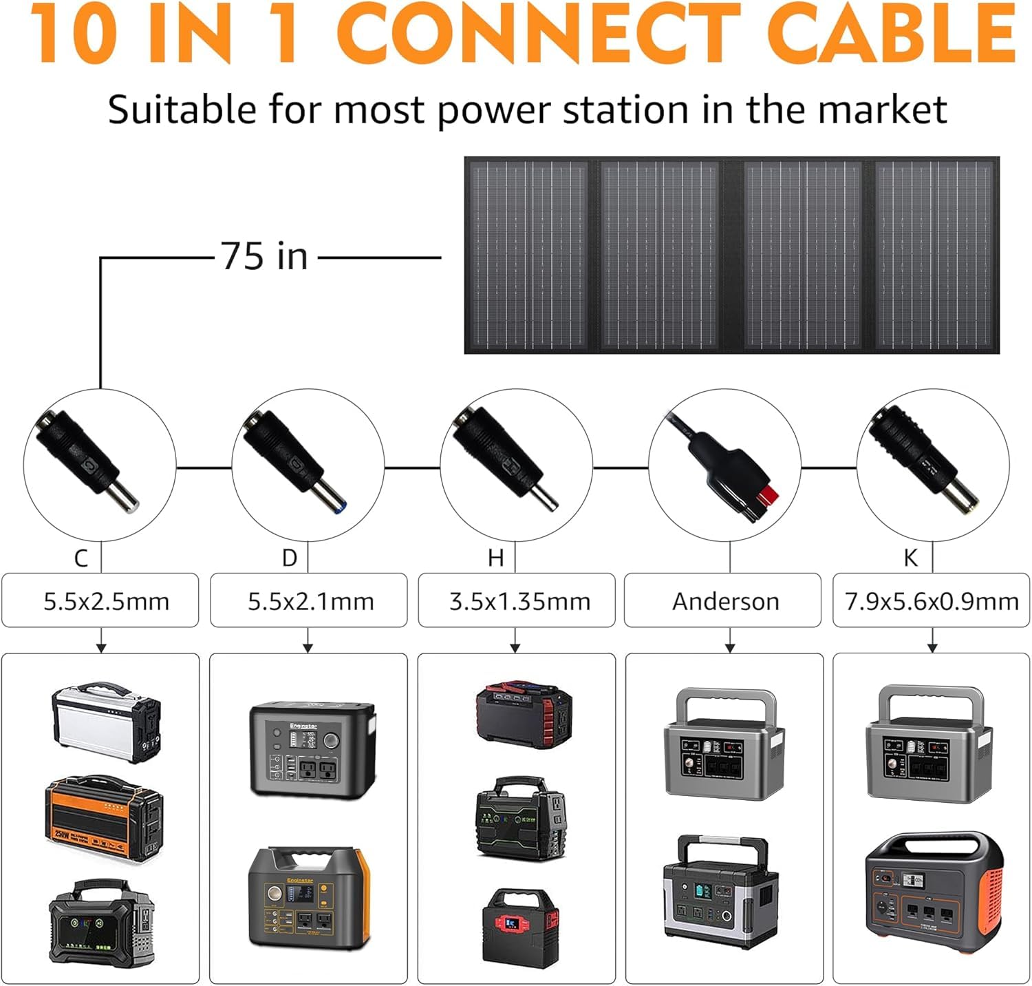 powkey solar panel set up at campsite charging power station for dependable off-grid power