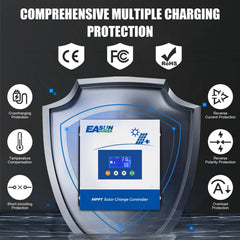 POWLAND close-up of side terminals highlighting secure wiring and reliable connections