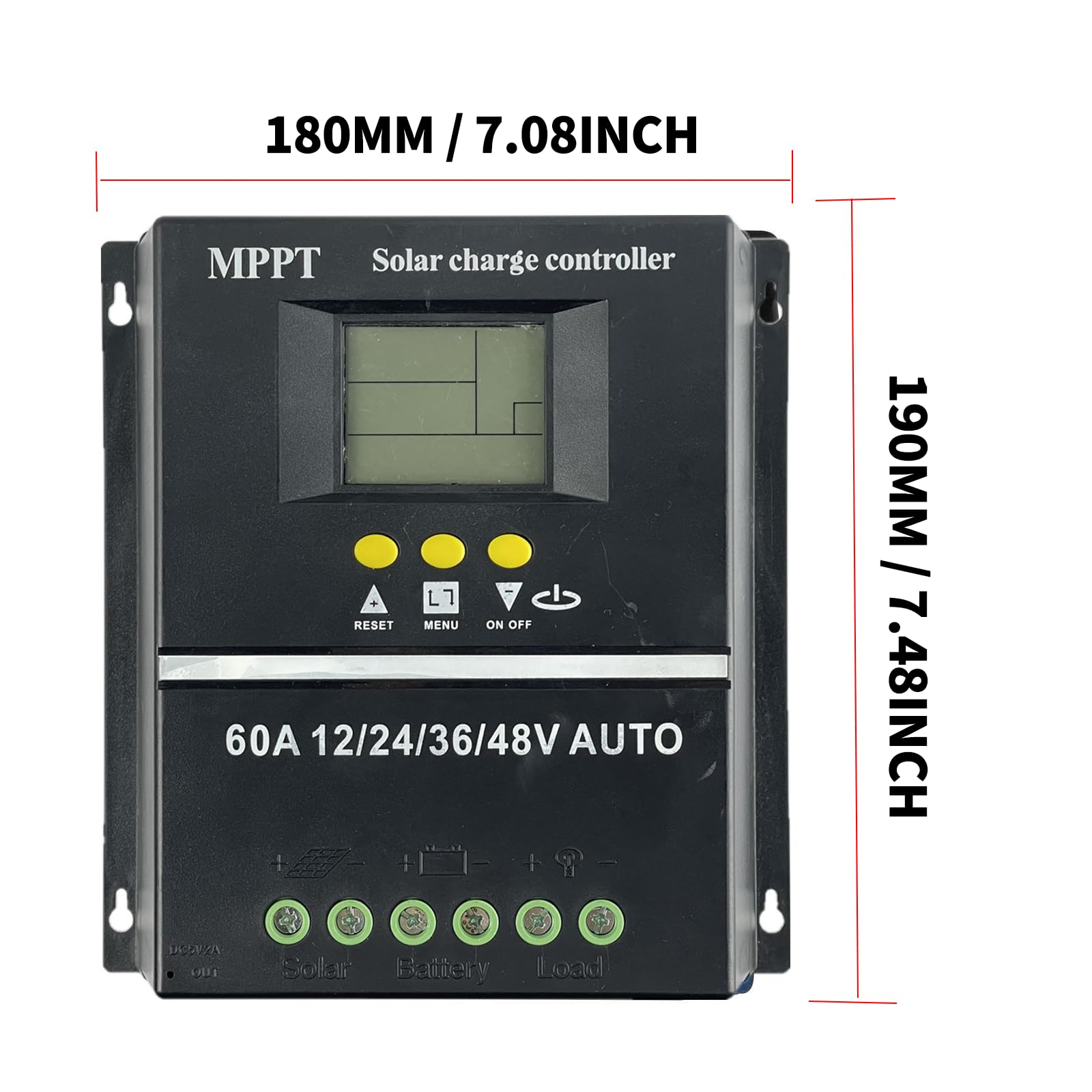 POWLSOJX next to a battery for scale showing compact footprint and space-saving design