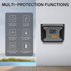 PowMr controller mounted in an RV solar setup offering compact off-grid convenience