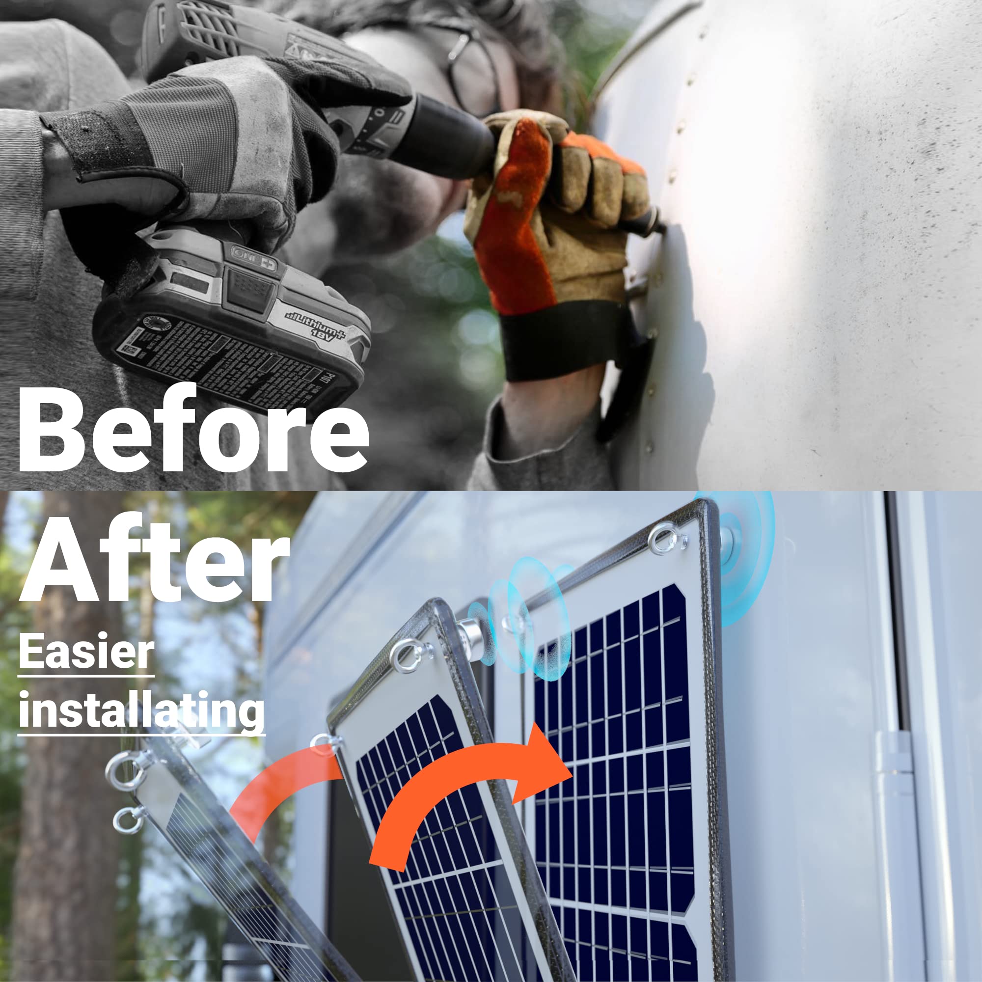 POWOXI tempered glass and monocrystalline cell texture for durable performance