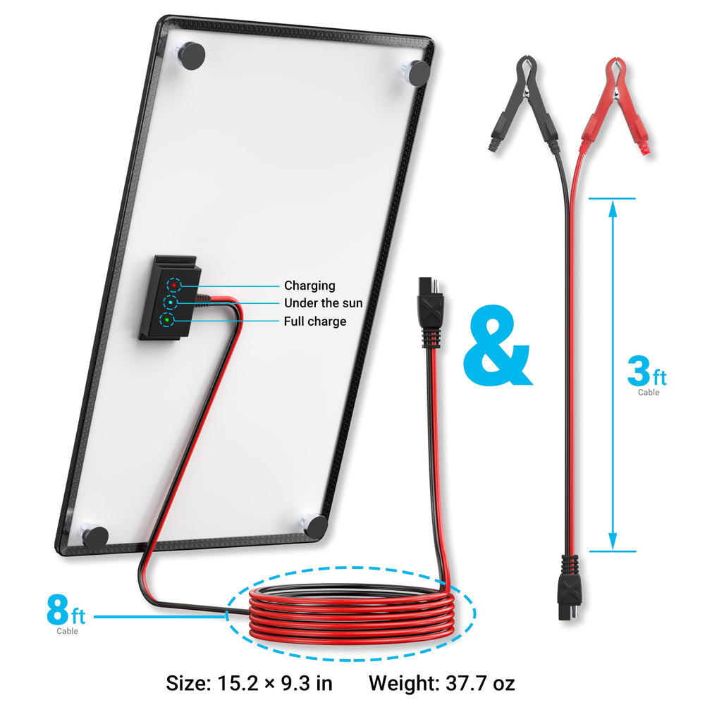 POWOXI mounted on boat transom keeping marine battery maintenance simple