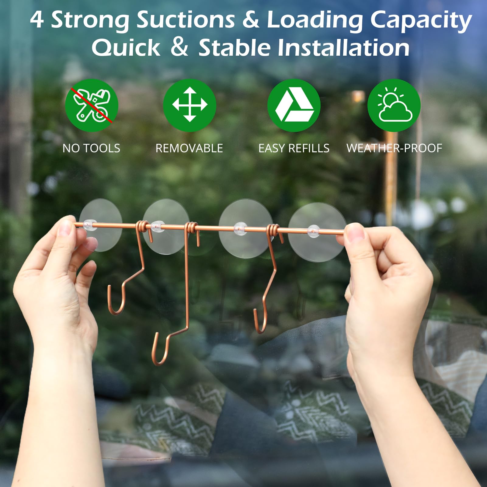 Pozfun metal hook detail with anti-rust coating for long-lasting durability