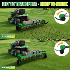 PPOLB universal hitch detail for quick attachment to tractors and ATVs