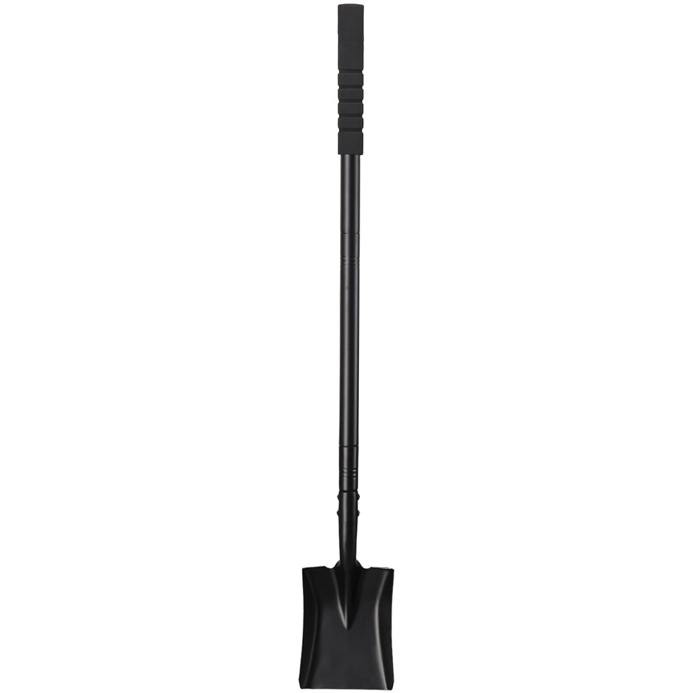 Pragmatist small square shovel front view showing sturdy blade and handle for reliable digging
