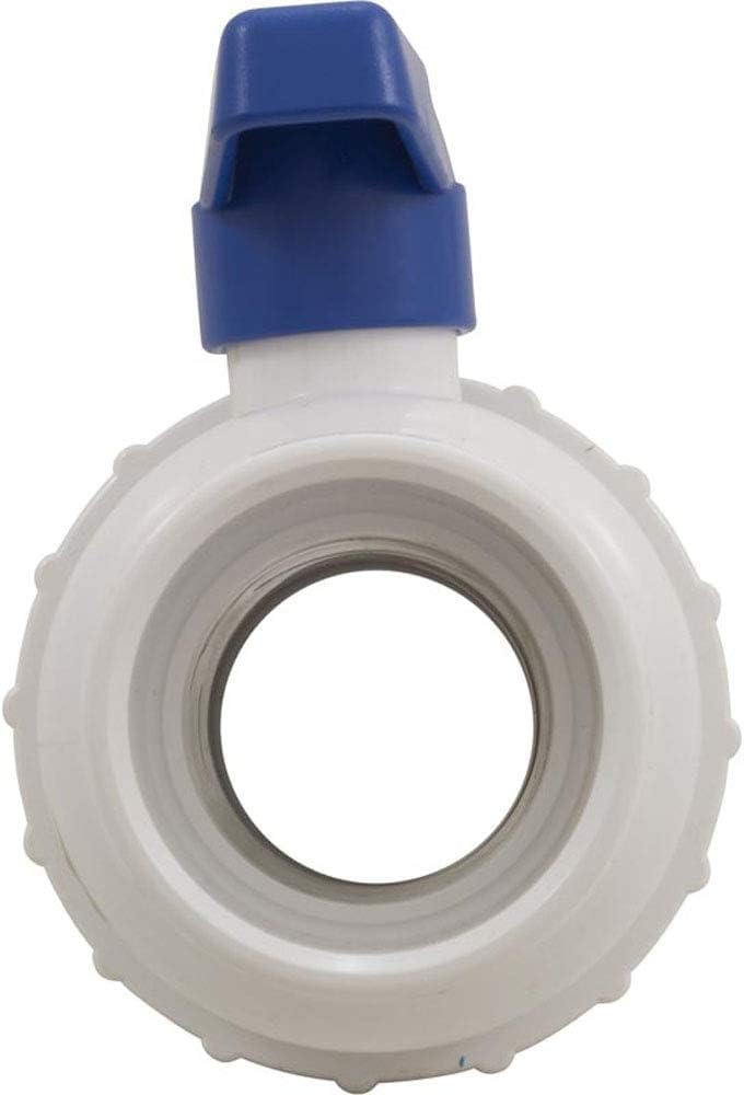 Praher Plastics valve installed in PVC piping showing ease of service and flow control