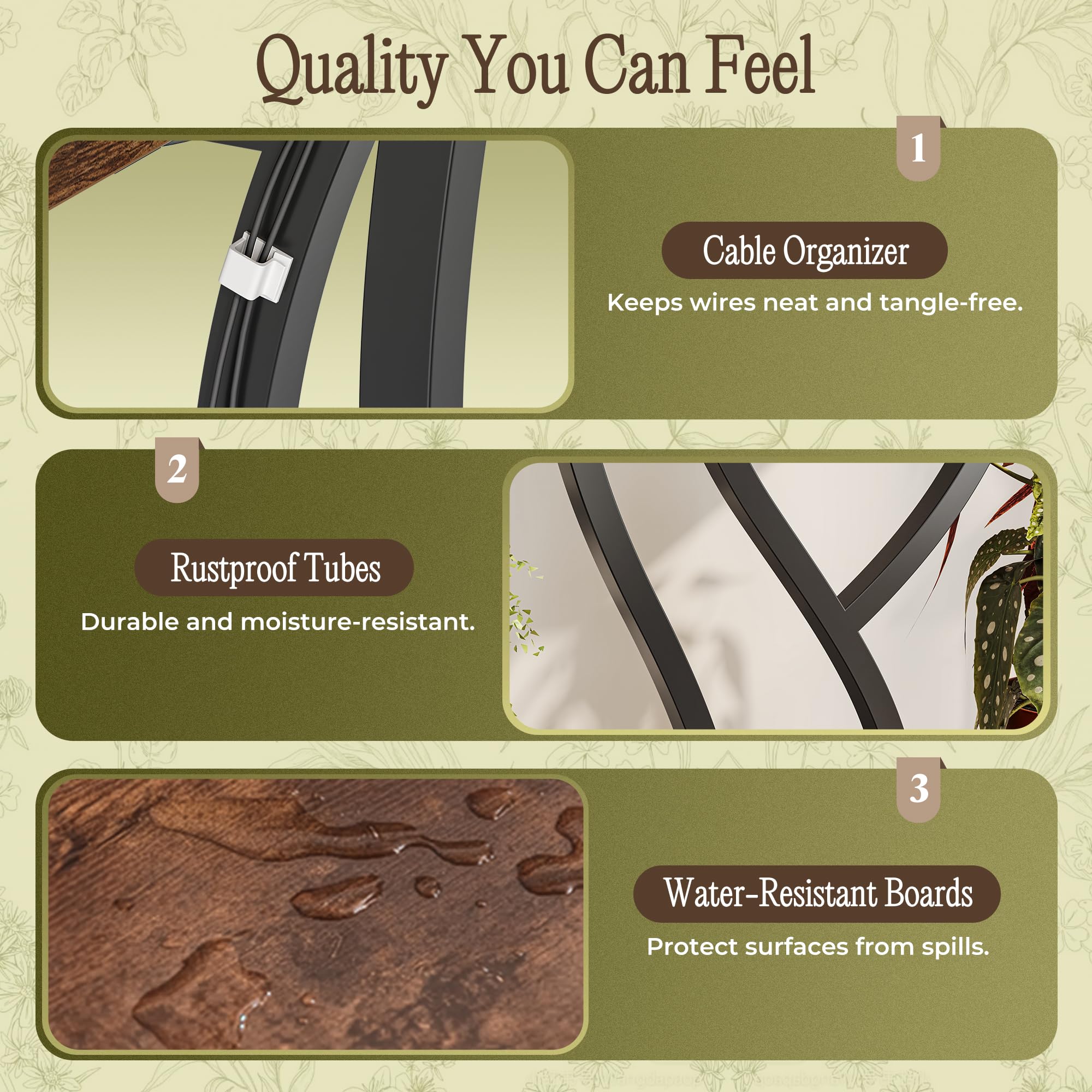 PRAISUN packaged box with tools included showing easy assembly readiness