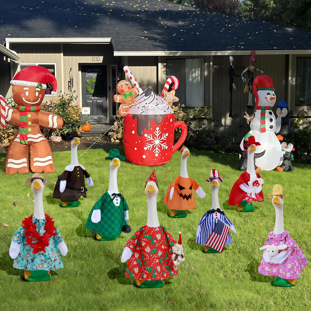 PRALENA Halloween and Thanksgiving outfits laid out together for seasonal variety benefit