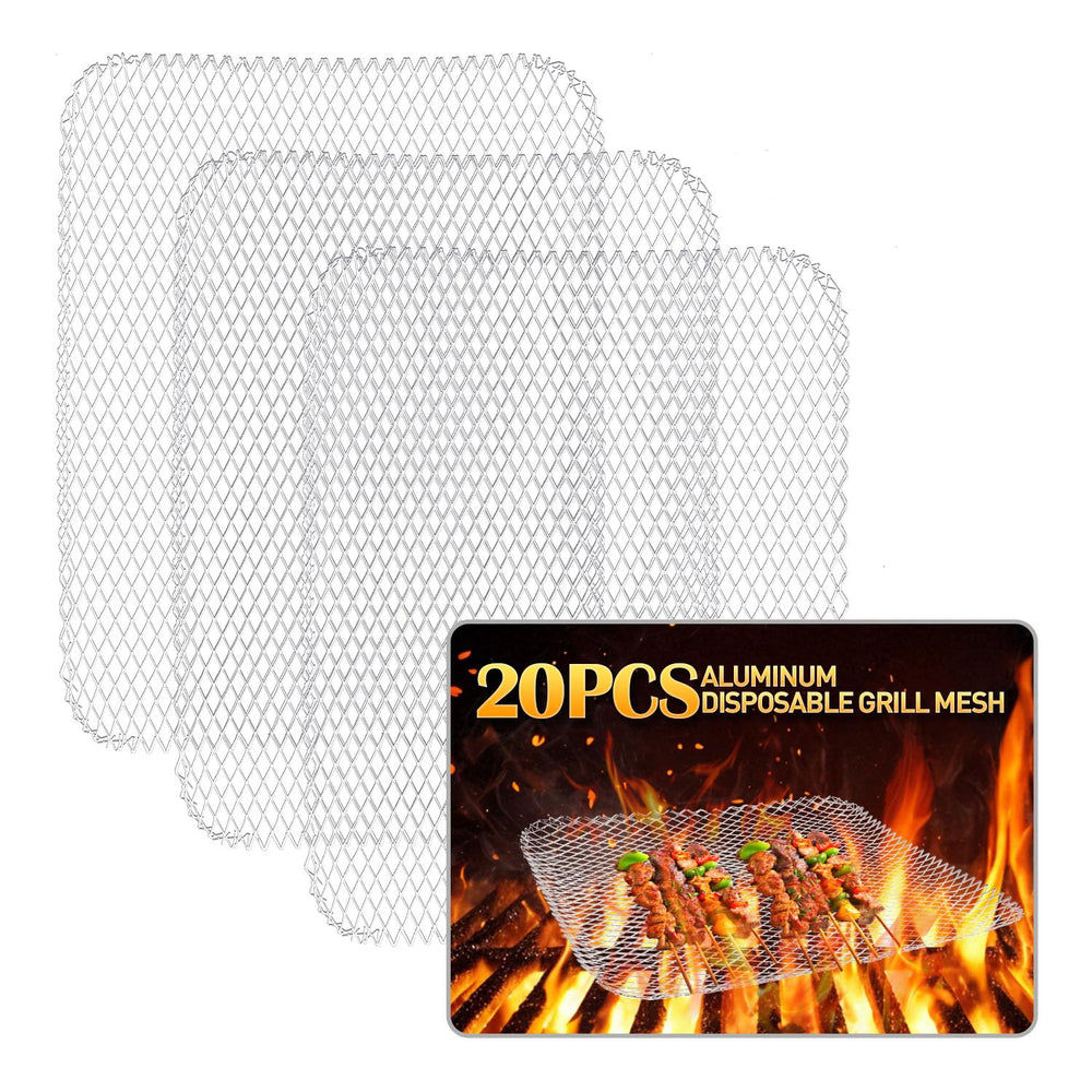 PRC STANDARD front packaging showing 20 disposable grill toppers and easy cleanup benefit