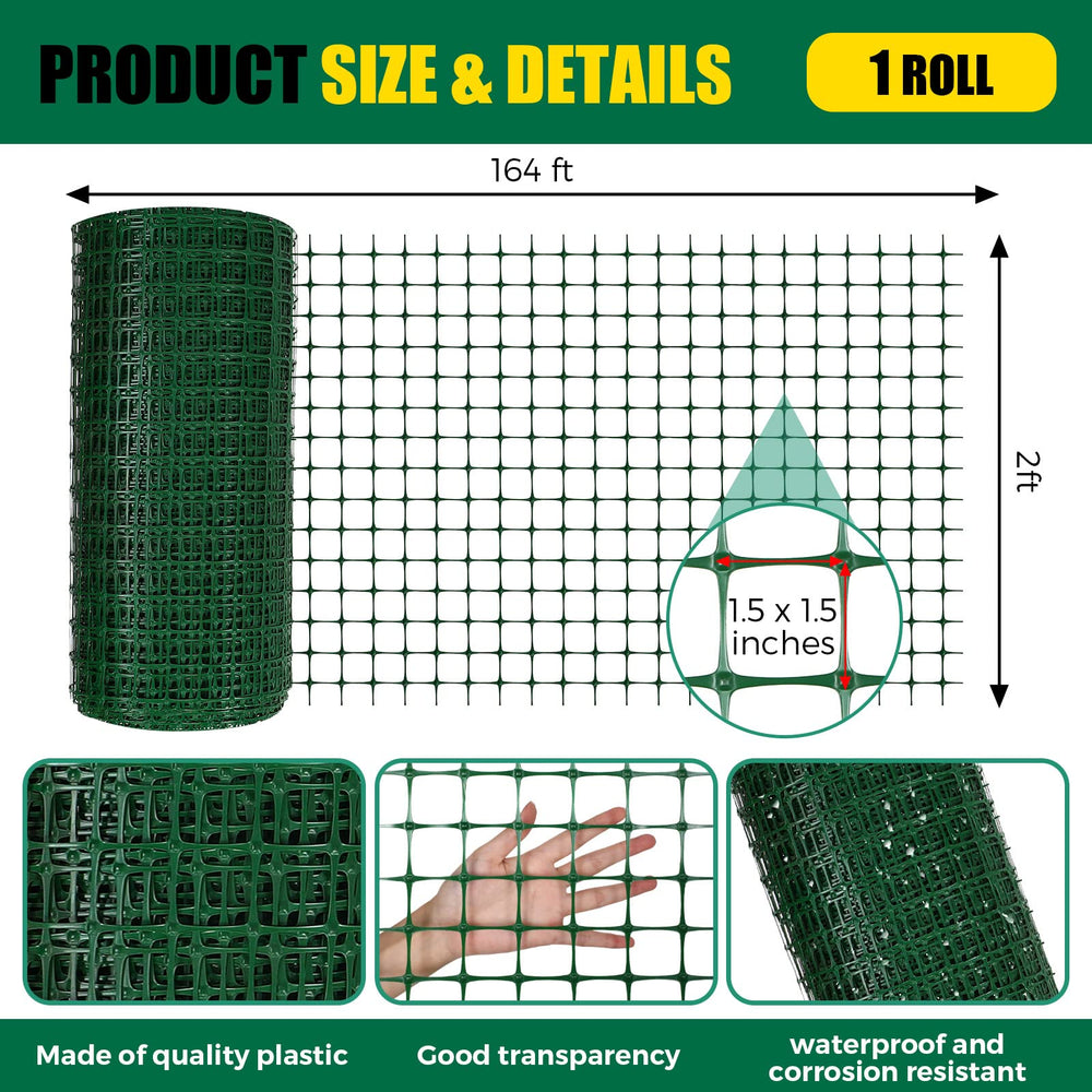 Preboun closeup of 1.5x1.5 inch mesh showing durable plastic texture and airflow