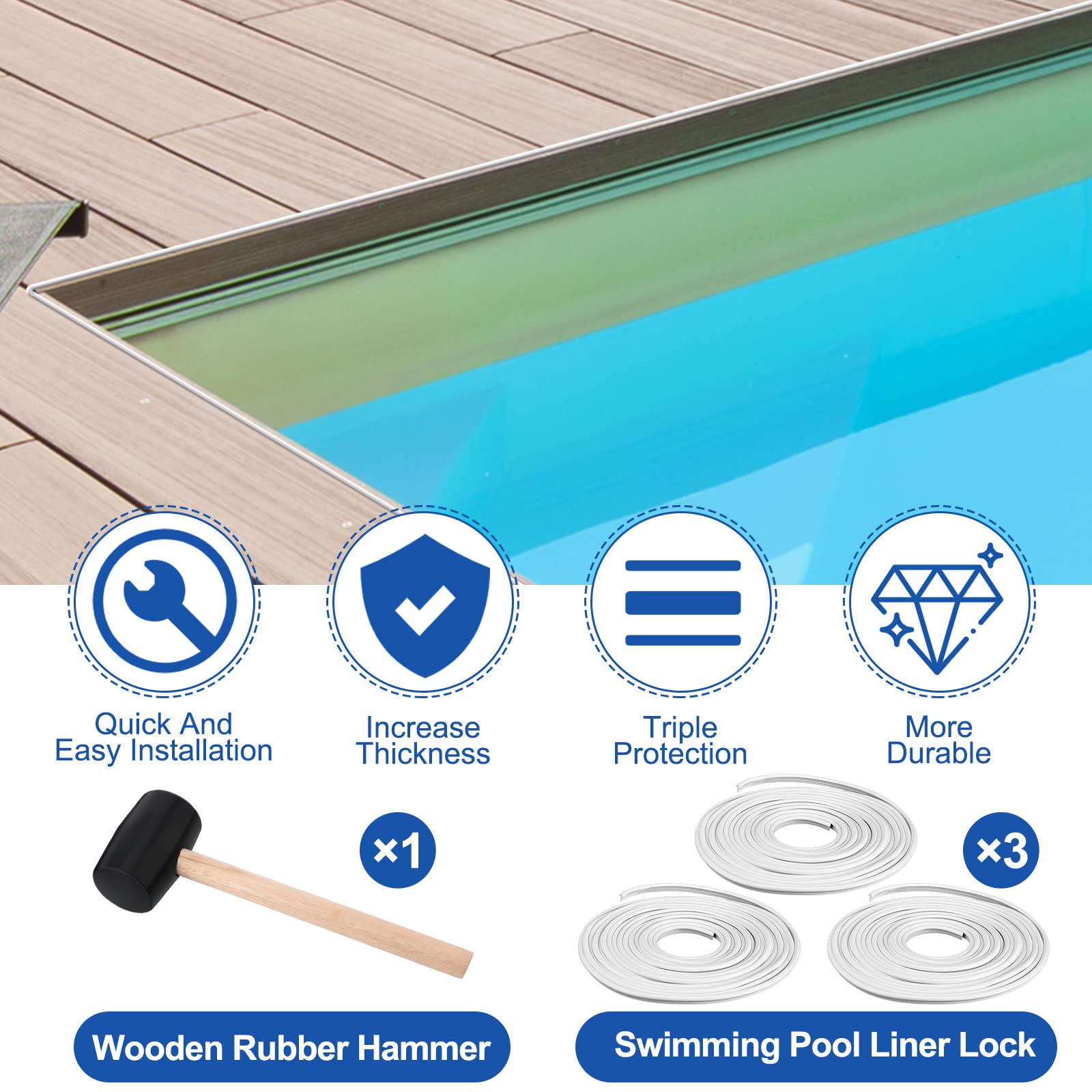 Preboun roll texture and edge detail, demonstrating flexible weather-resistant PVC