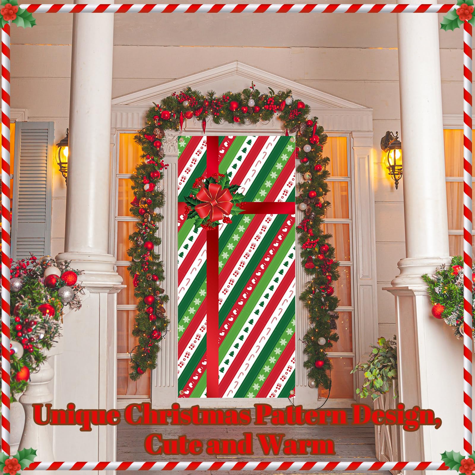 Preboun detailed Santa and gift print delivering bright festive visuals