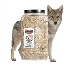 PredatorPee front packaging showing full 128 oz container and clear label benefit