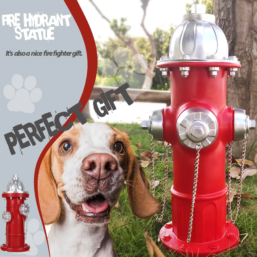 Prefdo hydrant in garden lifestyle scene adding decorative curb appeal