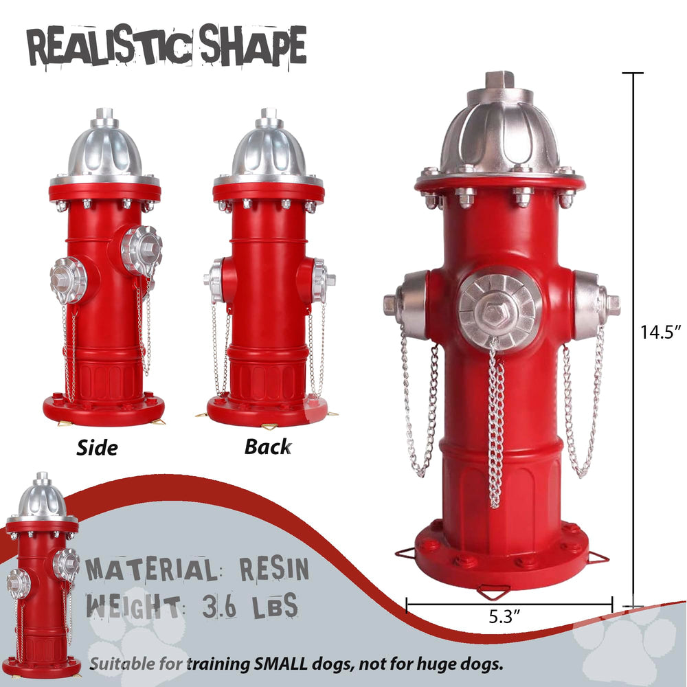 Prefdo hydrant size comparison next to ruler showing 14.5 inch height