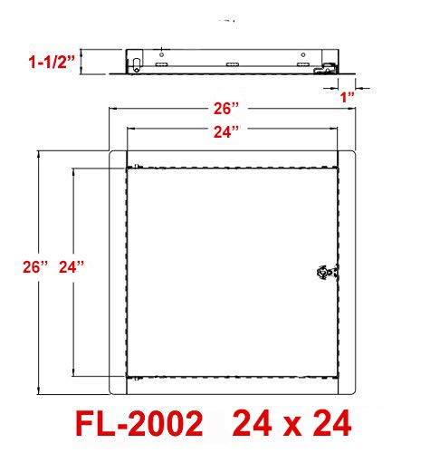 Premier Access Doors installed in ceiling showing accessible plumbing and neat appearance