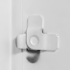 Premier Access Doors concealed hinge close-up for clean appearance benefit