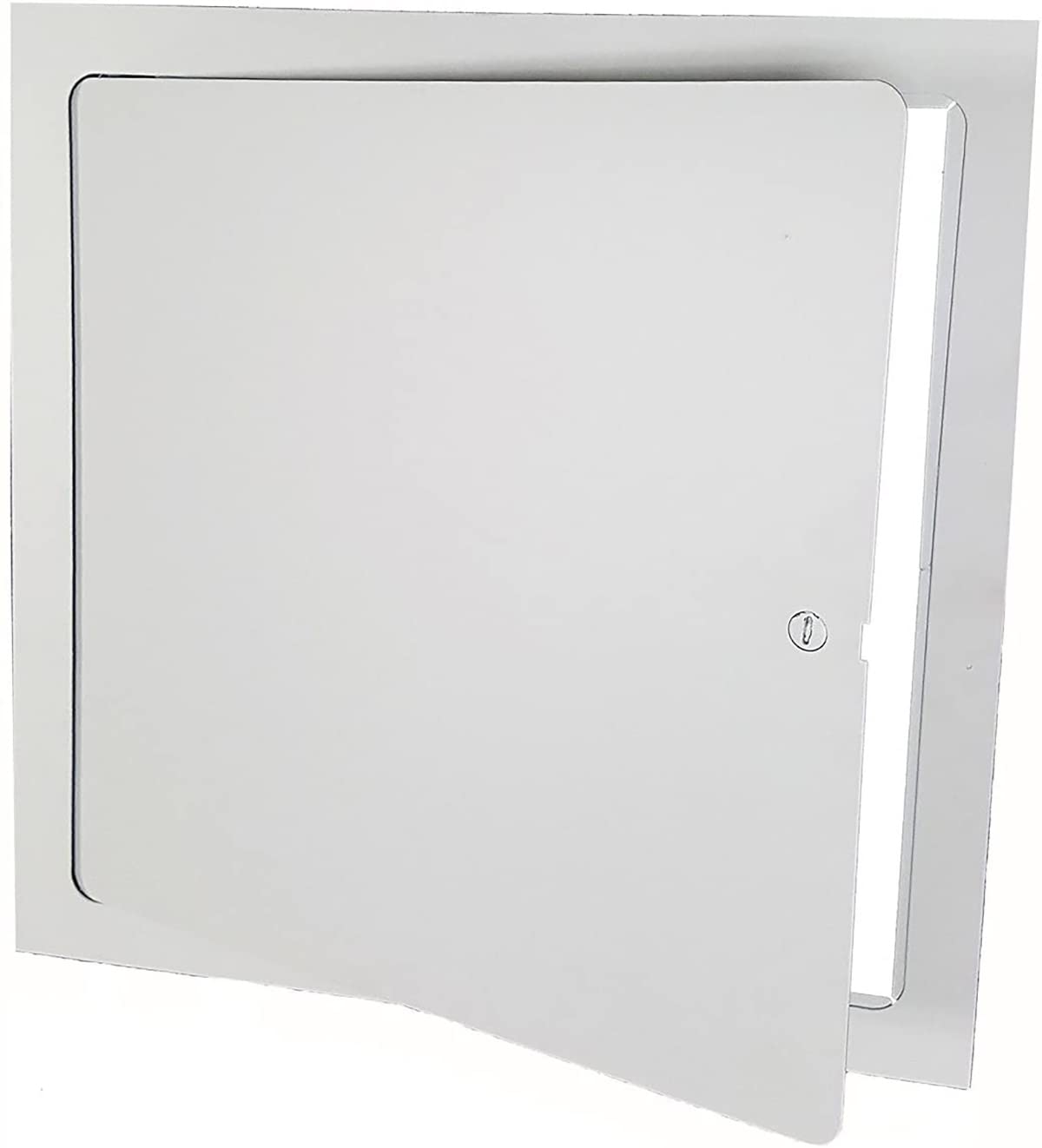 Premier Access Doors front view showing clean flush white panel and neat finish
