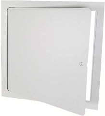 Premier Access Doors front view showing clean flush white panel and neat finish