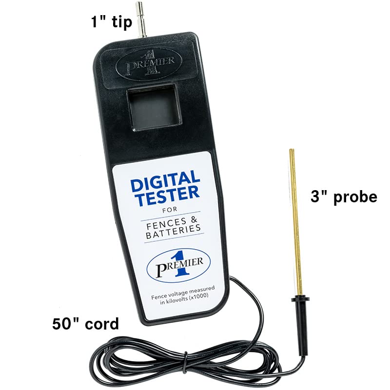 Premier 1 Supplies clear LCD close-up showing volts and kilovolts for accurate readings