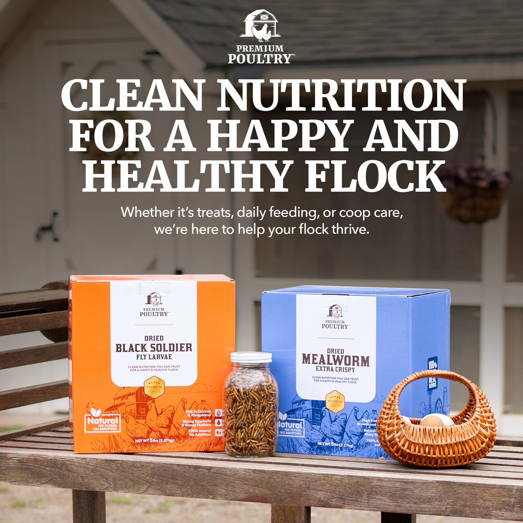 Premium Poultry sealed storage container preserving freshness and preventing pests
