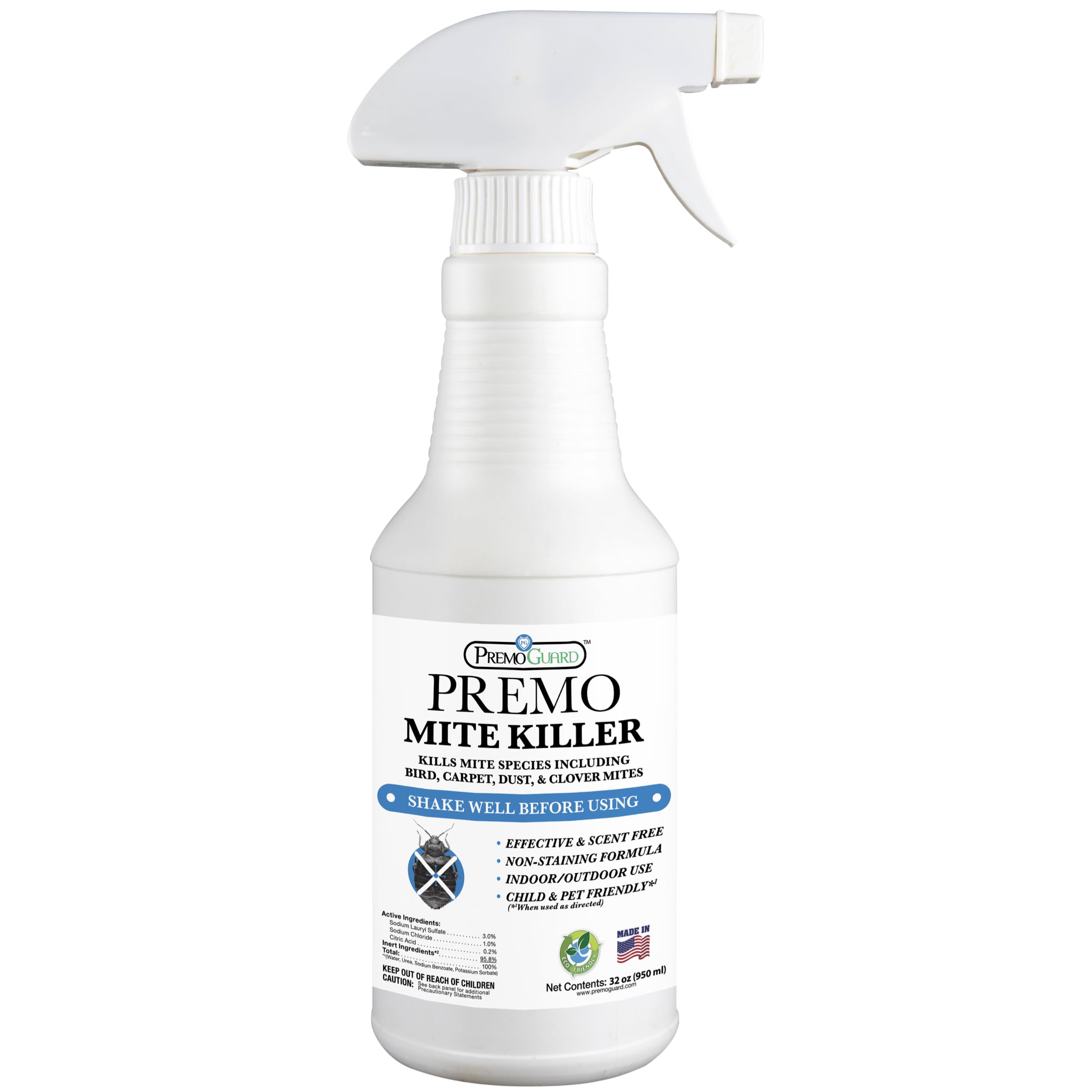 Premo Guard front packaging showing label and pump indicating clear benefit
