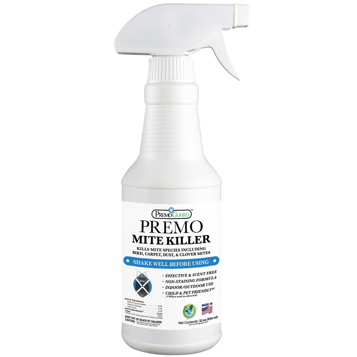 Premo Guard front packaging showing label and pump indicating clear benefit