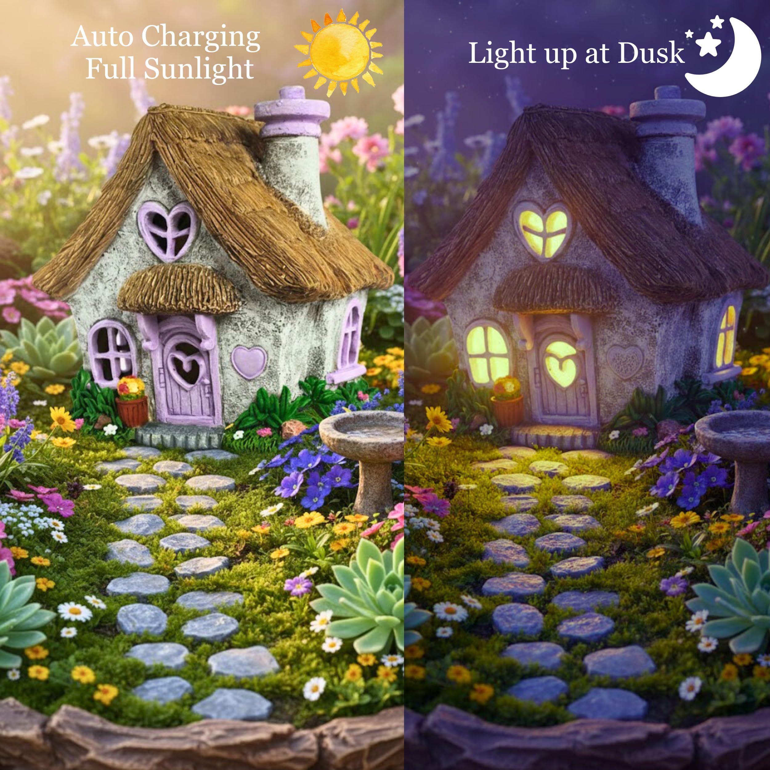PRETMANNS fairy house beside a ruler showing 7.56-inch compact scale