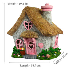 PRETMANNS side profile of fairy house illustrating shape and placement options