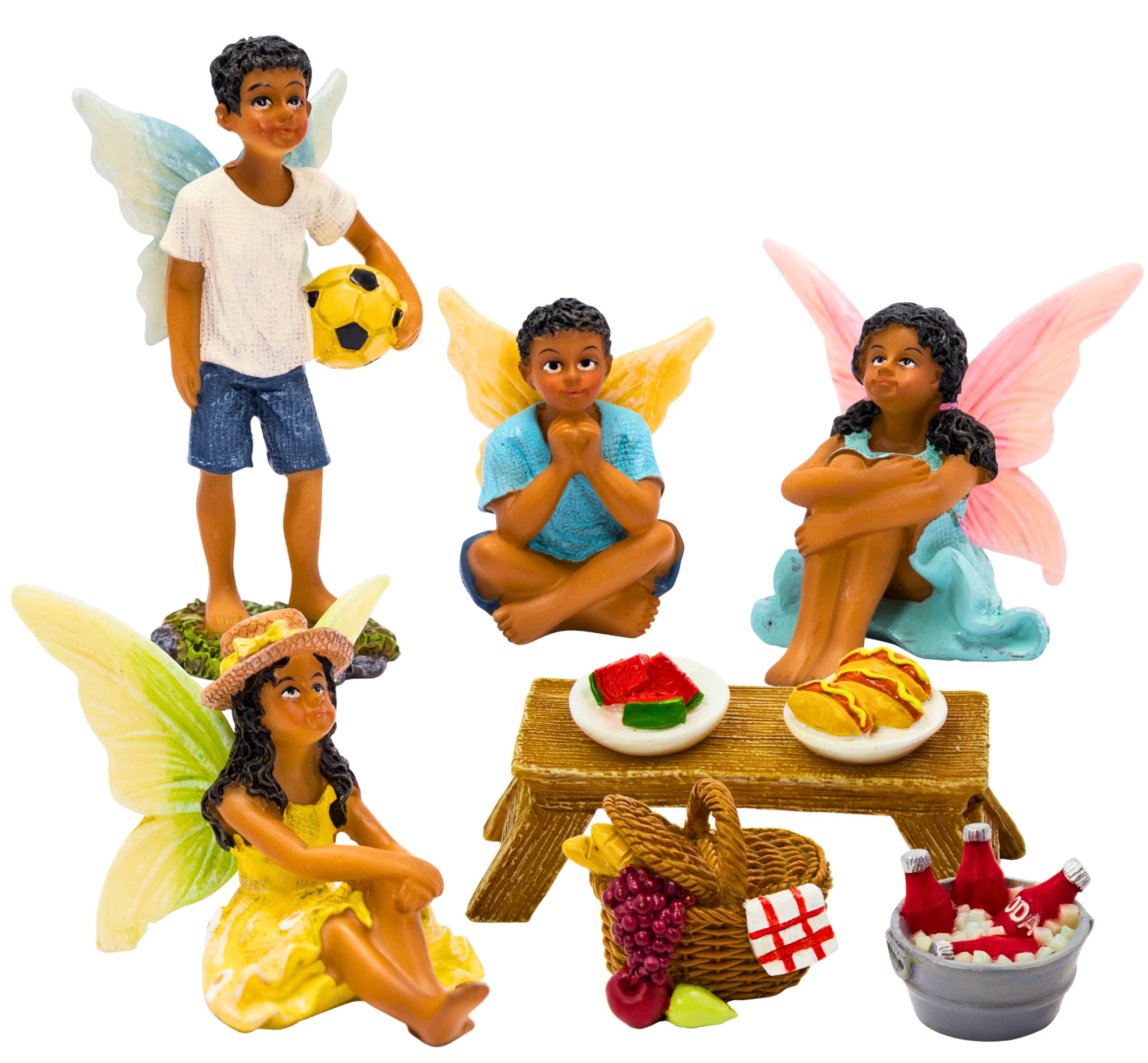 PRETMANNS front view of picnic set showing complete scene appeal
