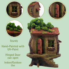 PRETMANNS treehouse door detail highlighting opening feature and charm