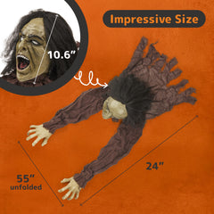 PREXTEX placement showing zombie emerging from ground for jump scare