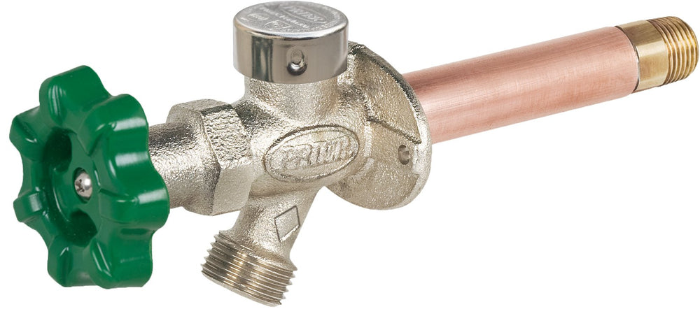 Prier P-164D12 front view showing full 12-inch frost-free hydrant and mounting flange for durable outdoor use