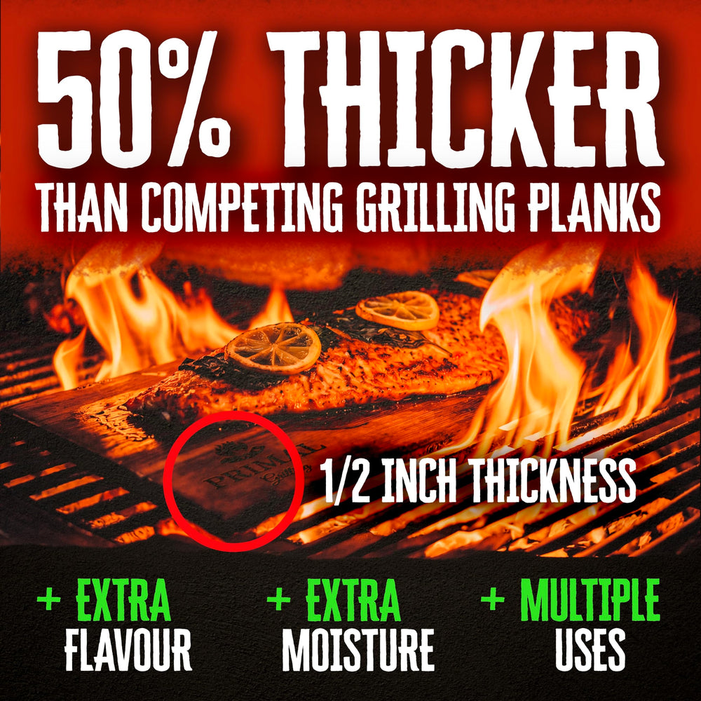 Primal Grilling plank inside oven with fish showing oven-safe cooking benefit